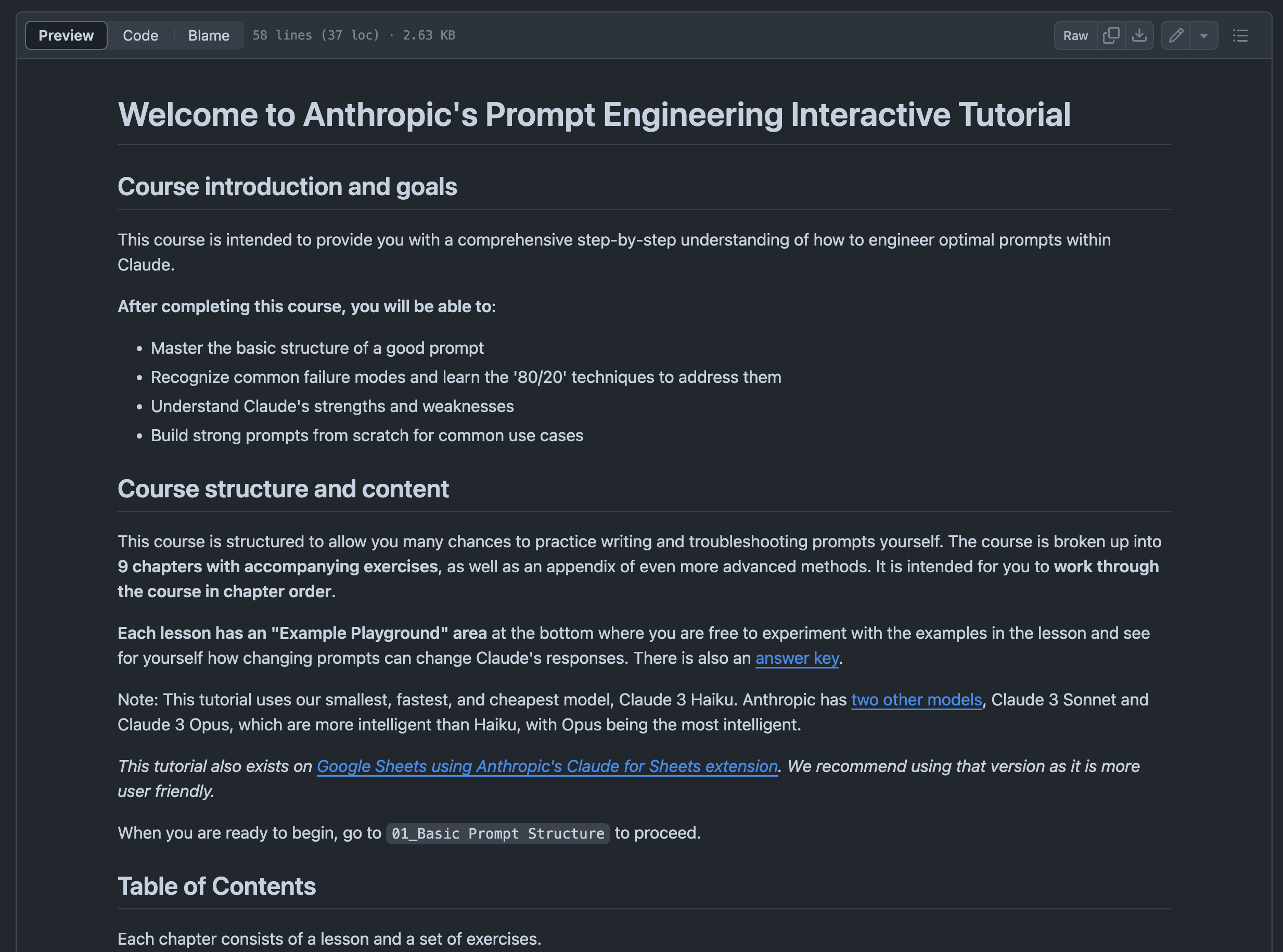 Anthropic’s Prompt Engineering Interactive Tutorial：AnthropicAI 官方新发布的 Prompt Engineering 教程，掌握之后可以更好的激发 Claude 3.5 Sonnet 的潜能